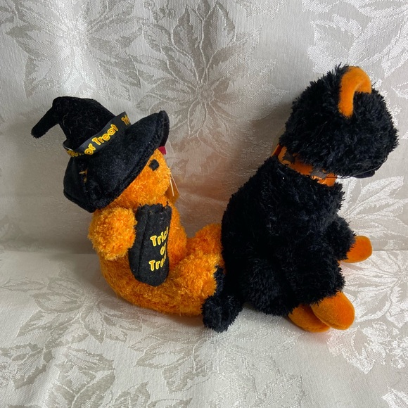 TY Halloween Beanie Babies Witchy and Fraidy - Picture 4 of 8